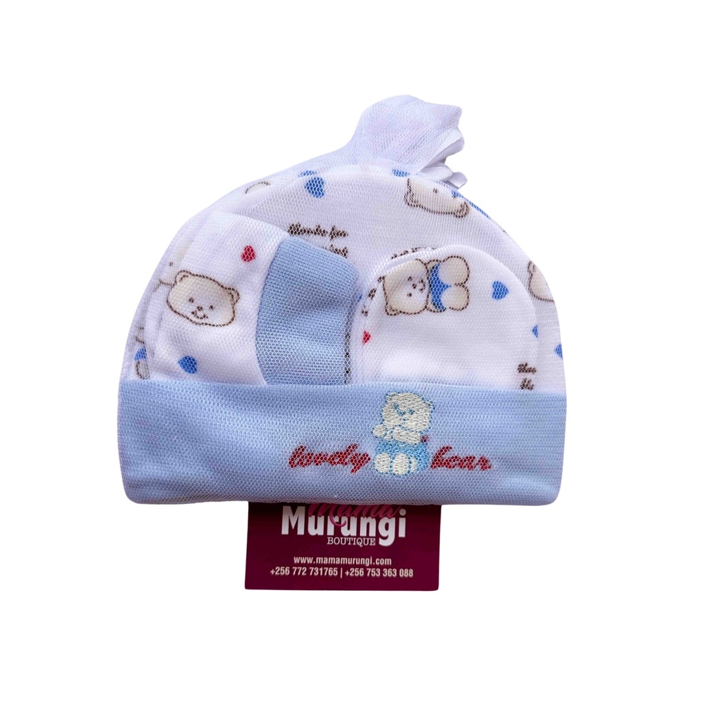 Baby Cap, Mitten& Booty Set