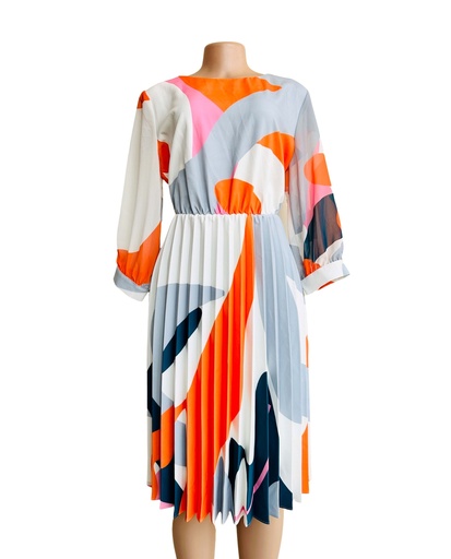 [08/23/W/2704] Multicolored Women's Dress