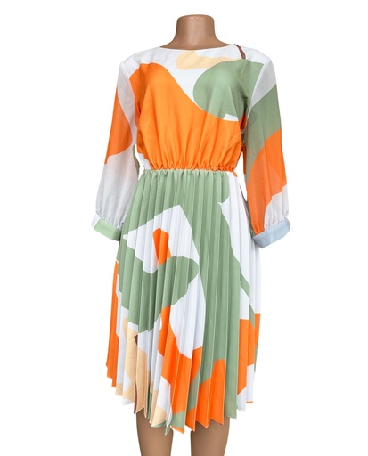 [08/23/W/2708] Multicolored Women's Dress