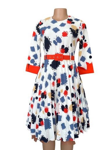 [08/23/G/2754] Multicolored Girl's Dress